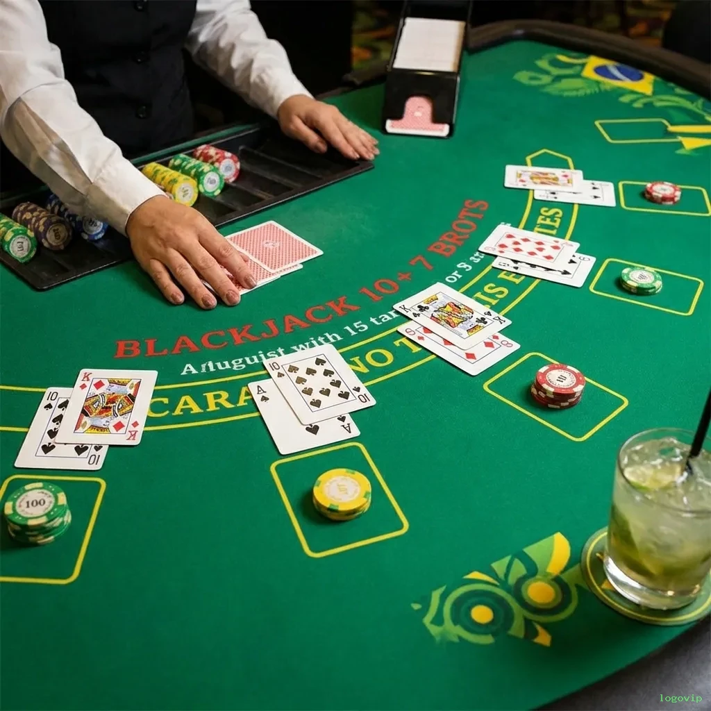 Roleta e blackjack logovip